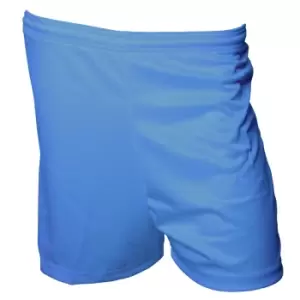 Image of Precision Childrens/Kids Micro-Stripe Football Shorts (M-L) (Royal Blue)