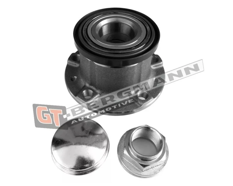 Image of GT-BERGMANN GT24-097 Wheel bearing kit with lock nut, with integrated ABS sensor Wheel Bearing Kit (654)