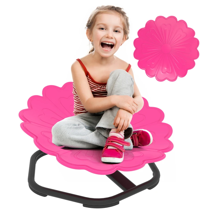 Image of AIYAPLAY Sensory Spinning Chair, Kids Swivel Chair, Pink 331-092V00PK