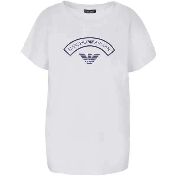 Image of Emporio Armani Ladies Knitted T-Shi - White 8