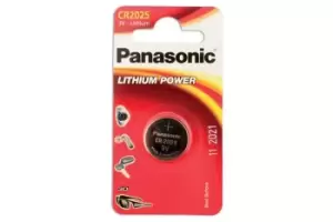 Image of Panasonic Coin Cell Battery CR2025 3v 12 x 1 Cards Connect 30662