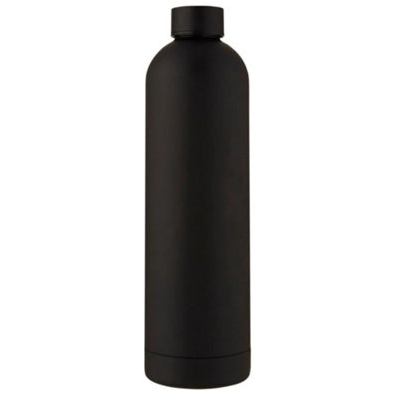 Image of Avenue Avenue Spring Insulated Water Bottle in Black One Size Unisex 5063107048851