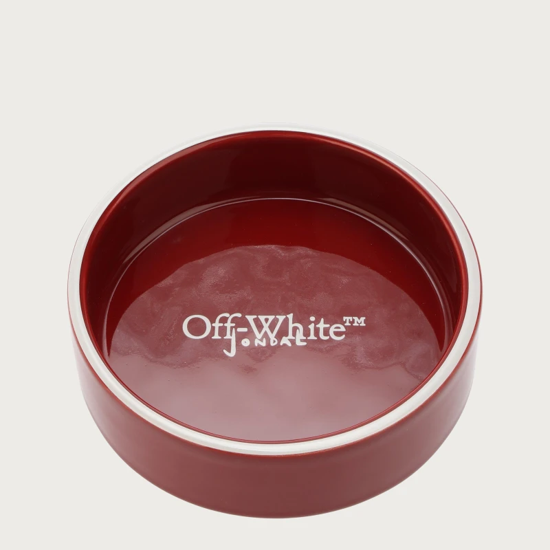 Image of Off White Dish Tray Red - White unisex One Size