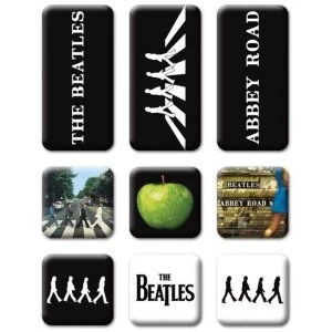 Image of The Beatles - Abbey Road Fridge Magnet Set