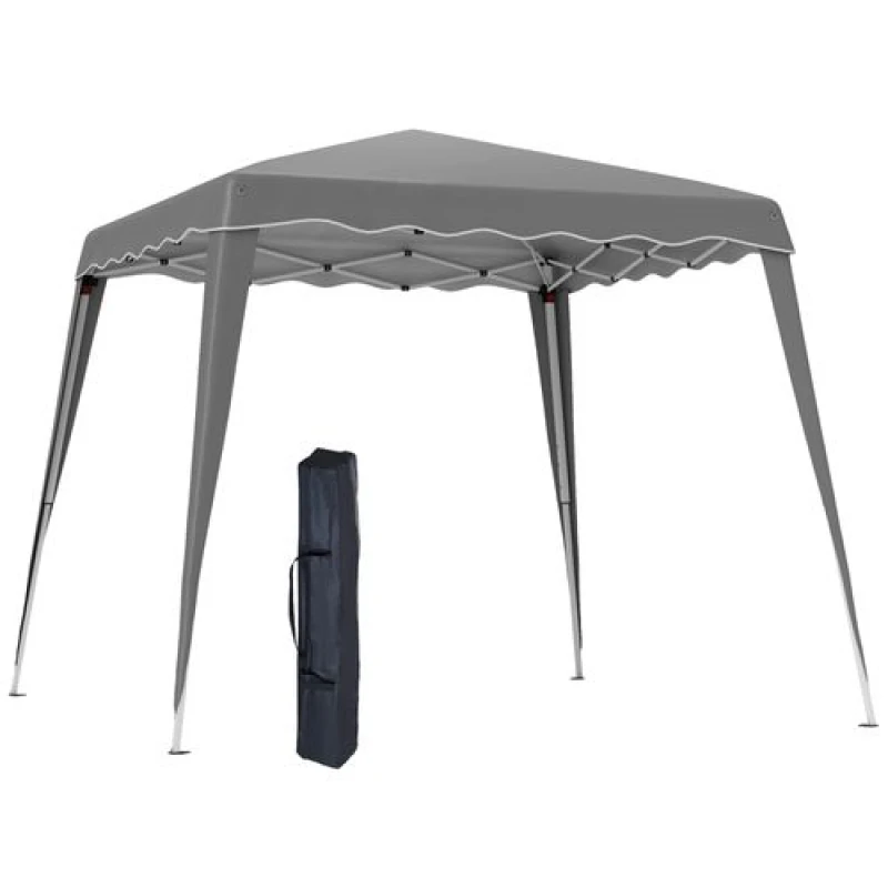 Image of Outsunny Garden Pop up Gazebo Tent Party Water-resistant 2.5 x 2.5M Grey 84C-075V00GY