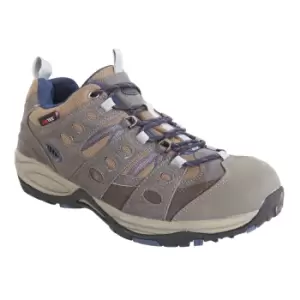 Image of Johnscliffe Mens Approach Trekking Shoes (8 UK) (Brown/Navy Blue)