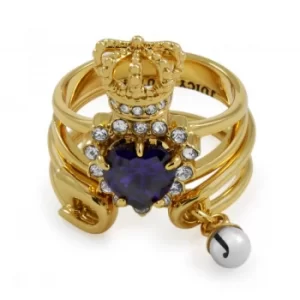 Image of Ladies Juicy Couture PVD Gold plated Size O Ring