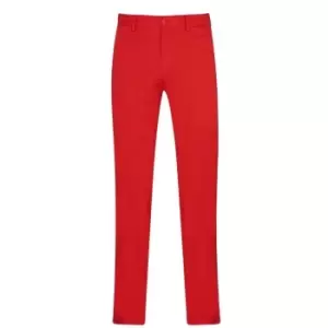 Image of Paul And Shark Chino Trousers - Red