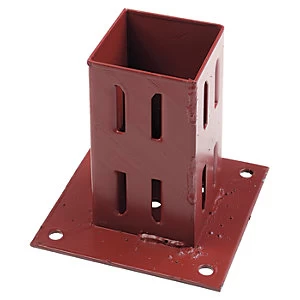 Image of Wickes Erecta Plate Support for Fence Posts 75 x 75mm