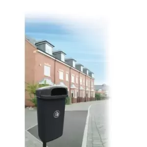 Image of Slingsby Hooded Outdoor Post Mounted Bin