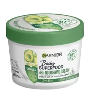 Image of Garnier Body Superfood Avocado & Omega 6 Nourishing Body Cream,380ml