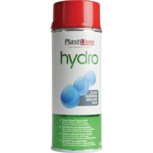 Image of Plasti-Kote Hydro Spray Paint Red 350ml