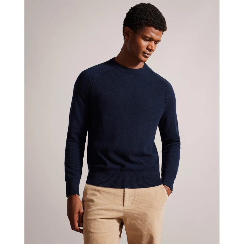 Image of Ted Baker Crew Sweater - Blue Blue S