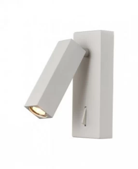 Image of Wall, Reading Light, 3W LED, 3000K, 210lm, Switched, White