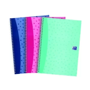 Image of Oxford My Notes Wirebound Notebook 200 Pages A4 (Pack of 3) 400155747