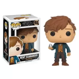 Image of Fantastic Beasts and Where to Find Them Newt Scamander with Egg Pop! Vinyl Figure