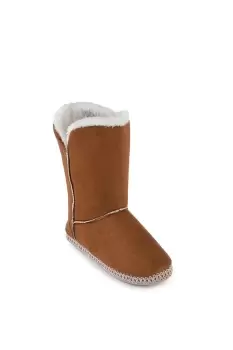 Image of Suedette Boot Slippers