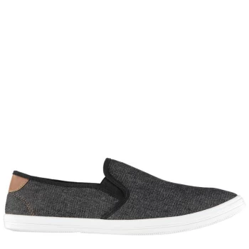 Image of Slazenger Ari Slip On Trainers Mens - Black