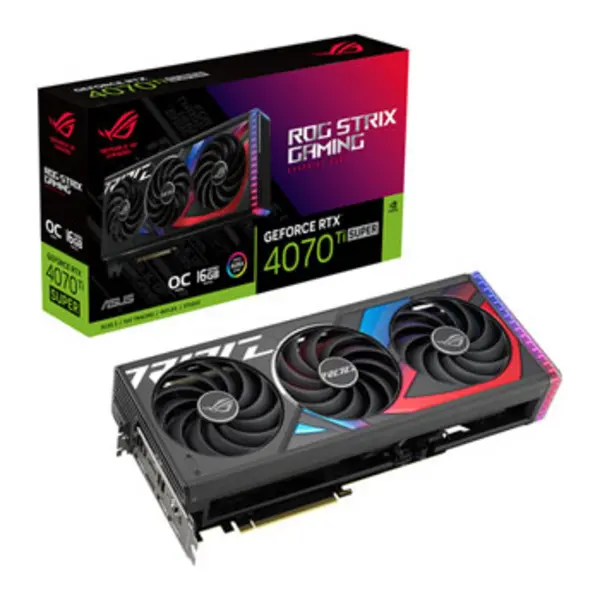 Image of ASUS ROG -STRIX-RTX4070TIS-16G-GAMING NVIDIA GeForce RTX 4070 Ti SUPER 16GB GDDR6X