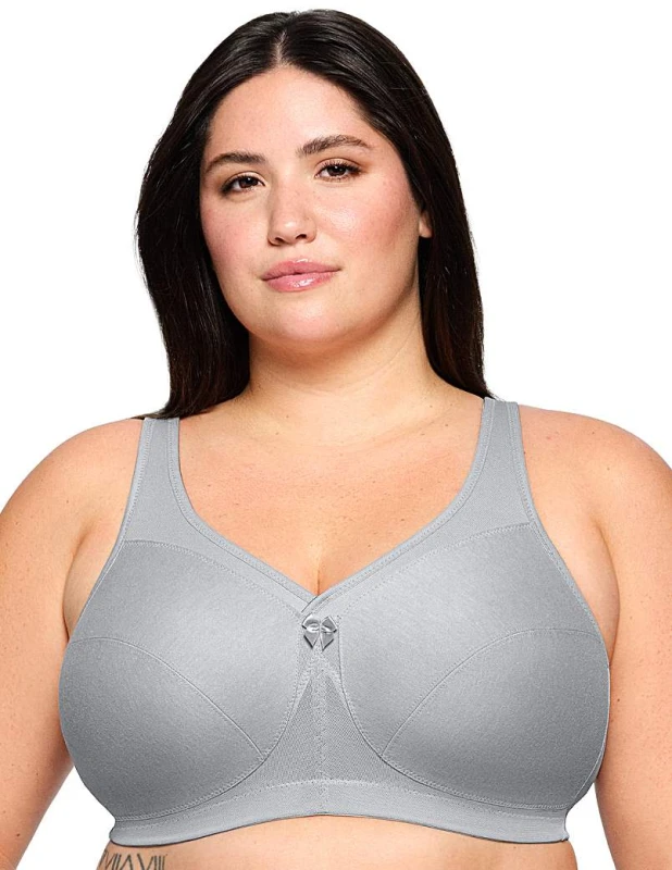 Image of Glamorise Glamorise 1005 Magic Lift Bra Grey Heather - Glamorise - Size: 38E Grey Heather Female 38E VK30241