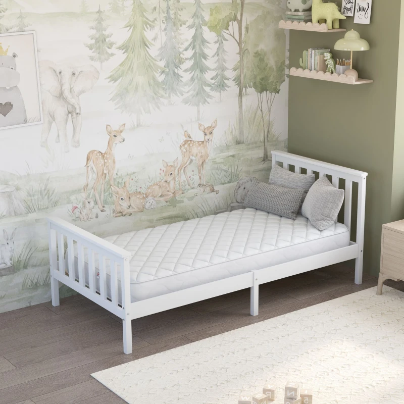 Image of Aspire Kids Memory Foam Hybrid Mattress With Oeko-Tex Fabric, Size Small Single