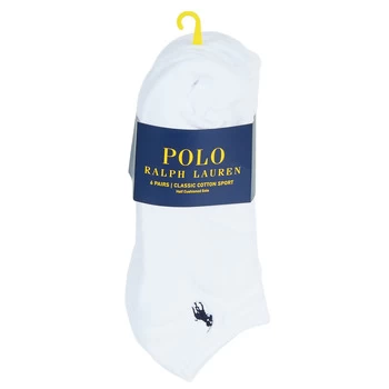Image of Polo Ralph Lauren ASX117 X6 mens Stockings in White - Sizes One size