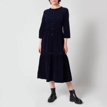 Image of Barbour Womens Birling Dress - Navy - UK 10