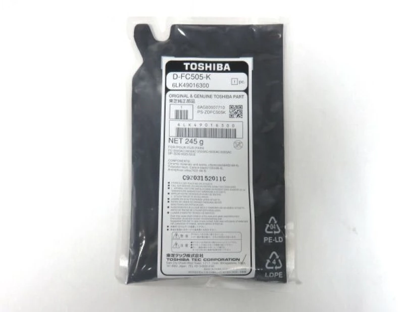 Image of Toshiba 6LK49016300/D-FC505K Developer black. 210K pages for Toshiba E