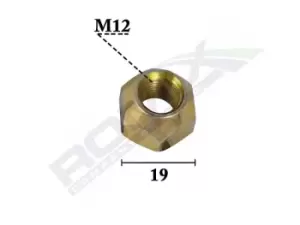 Image of ROMIX Wheel Nuts PEUGEOT,HYUNDAI,TOYOTA C70596 540581,52951-11210,90942-01007 Wheel Nut 0603-26-161,MA103087,454 402 00 72,30873148