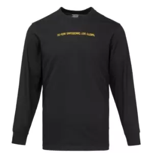Image of No Fear Long Sleeve Worldwide T Shirt Mens - Black
