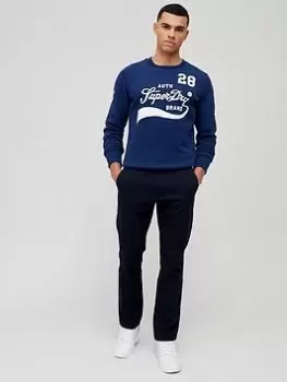 Image of Superdry Slim Chino - Indigo, Size 32, Men