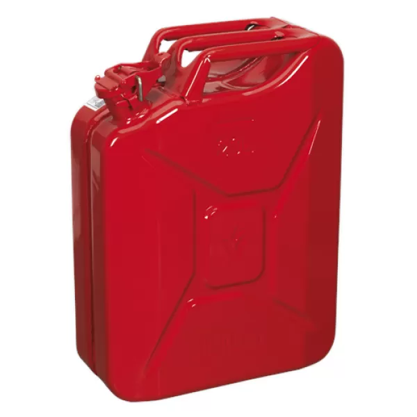Image of Genuine SEALEY JC20 Jerry Can 20ltr - Red