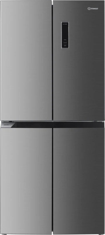 Image of Indesit INGF 6421 XP4UK Total No Frost American Fridge Freezer - Stainless Steel - E Rated