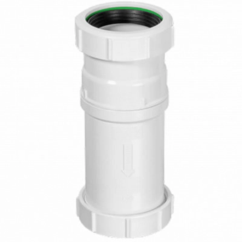 Image of McAlpine MACVALVE-4 2" Self Closing Waste Valve - Compression x Compression White