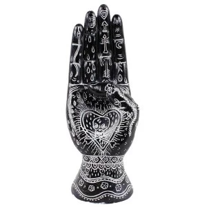 Image of Black and White Mantric Hand Medium