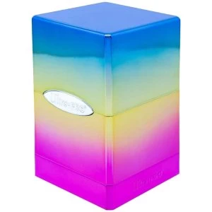 Image of Ultra Pro Hi-Gloss Rainbow Satin Tower Deck Box