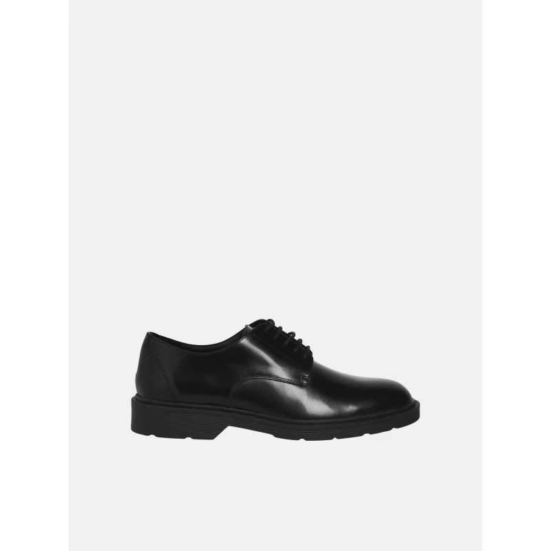 Image of Jack and Jones Dax Leather Dress Shoes Mens Anthracite male 7 (41)