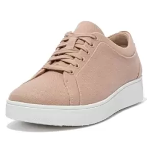Image of Fit Flop Womens Rally Canvas Trainers UK Size 7 (EU 41)