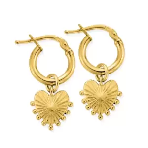 Image of ChloBo Gold Plated Glowing Beauty Small Hoop Earrings