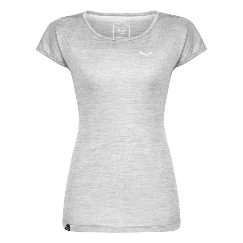 Image of Salewa Puez Melange Dry T-Shirt Womens - White White 6