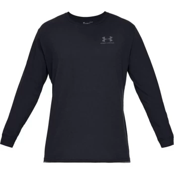 Image of Under Armour Logo Chest Top - Black