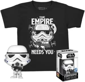 Image of Star Wars Stormtrooper Pocket Pop! & tee Funko Pop! multicolor