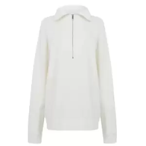 Image of Boss Epiquata Zip Sweatshirt - White