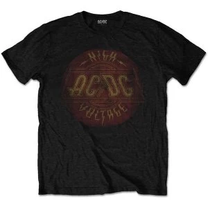 Image of AC/DC - High Voltage Vintage Mens Medium T-Shirt - Black