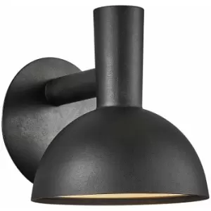 Image of Nordlux Arki 20cm Outdoor Dome Wall Lamp Black, E27, IP54