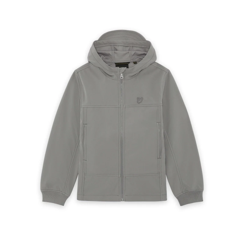 Image of Lyle and Scott Kids Eagle Softshell Jacket Sharkskin male 10-11 Years