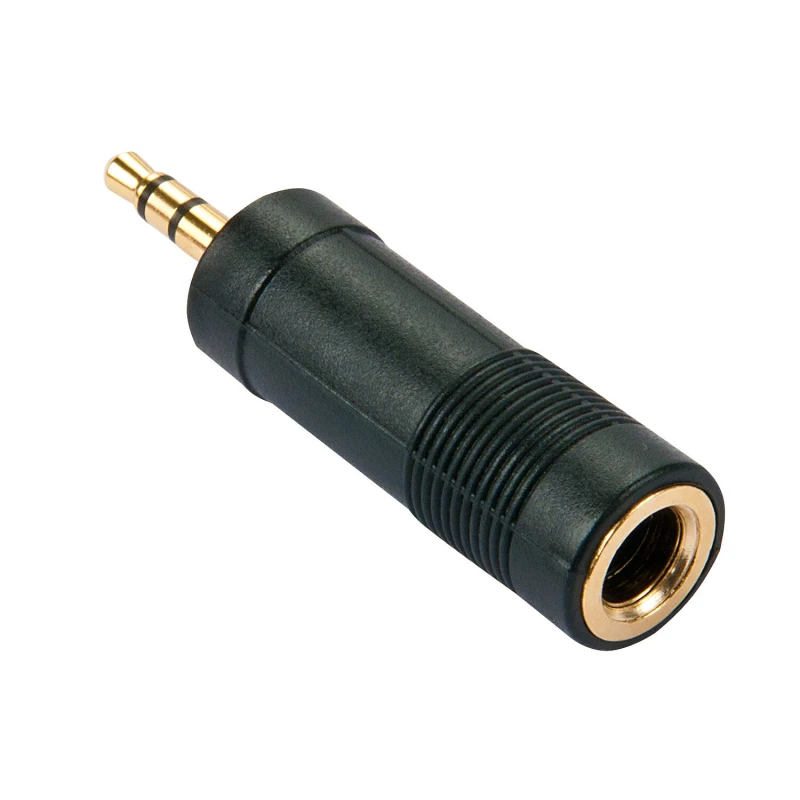 Image of Lindy 3.5mm Stereo Jack Male to 6.3mm Stereo Jack Female Adapter