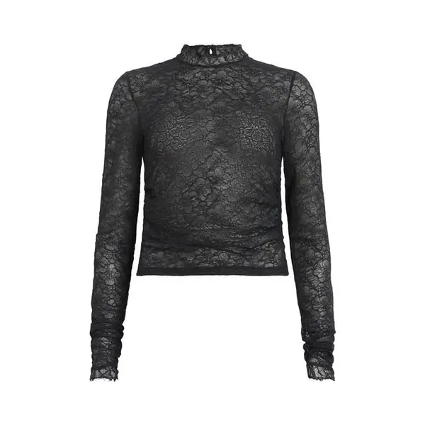 Image of AllSaints Francesco Top - Black 16