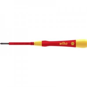 Image of Wiha PicoFinish electric 42380 Electrician, VDE, Electrical & precision engineering Pillips screwdriver PH 1 Blade length: 65 mm