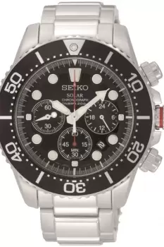 Image of Mens Seiko Prospex Chronograph Solar Powered Watch SSC015P1